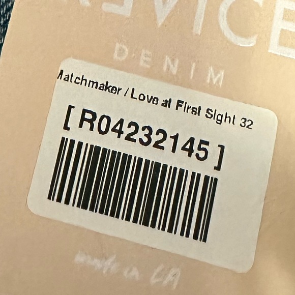 Patch Denim Jeans Revive love at first sight Size 32 NWT - Picture 4 of 4